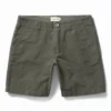 The Morse Short In Dark Slate Linen