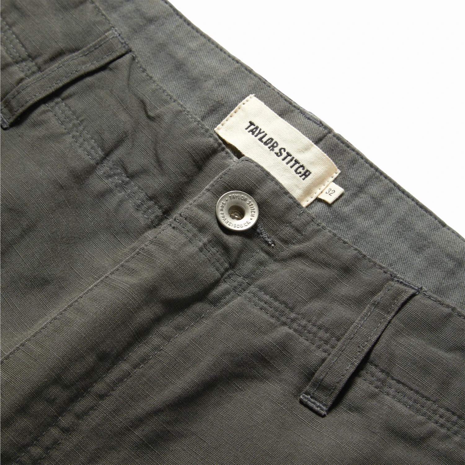 The Morse Short In Dark Slate Linen - Image 5