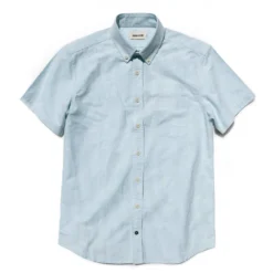 The Short Sleeve Jack In Teal University Stripe