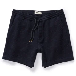 The Apres Short In Indigo Waffle
