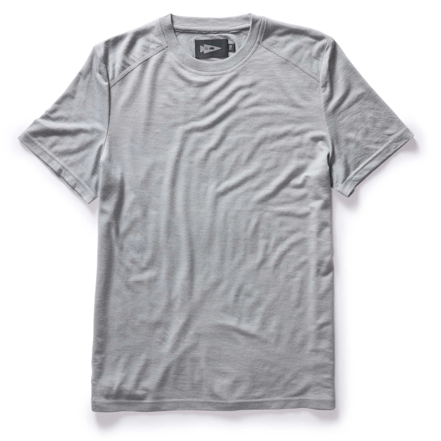 The Merino Base Layer Tee In Sharkskin