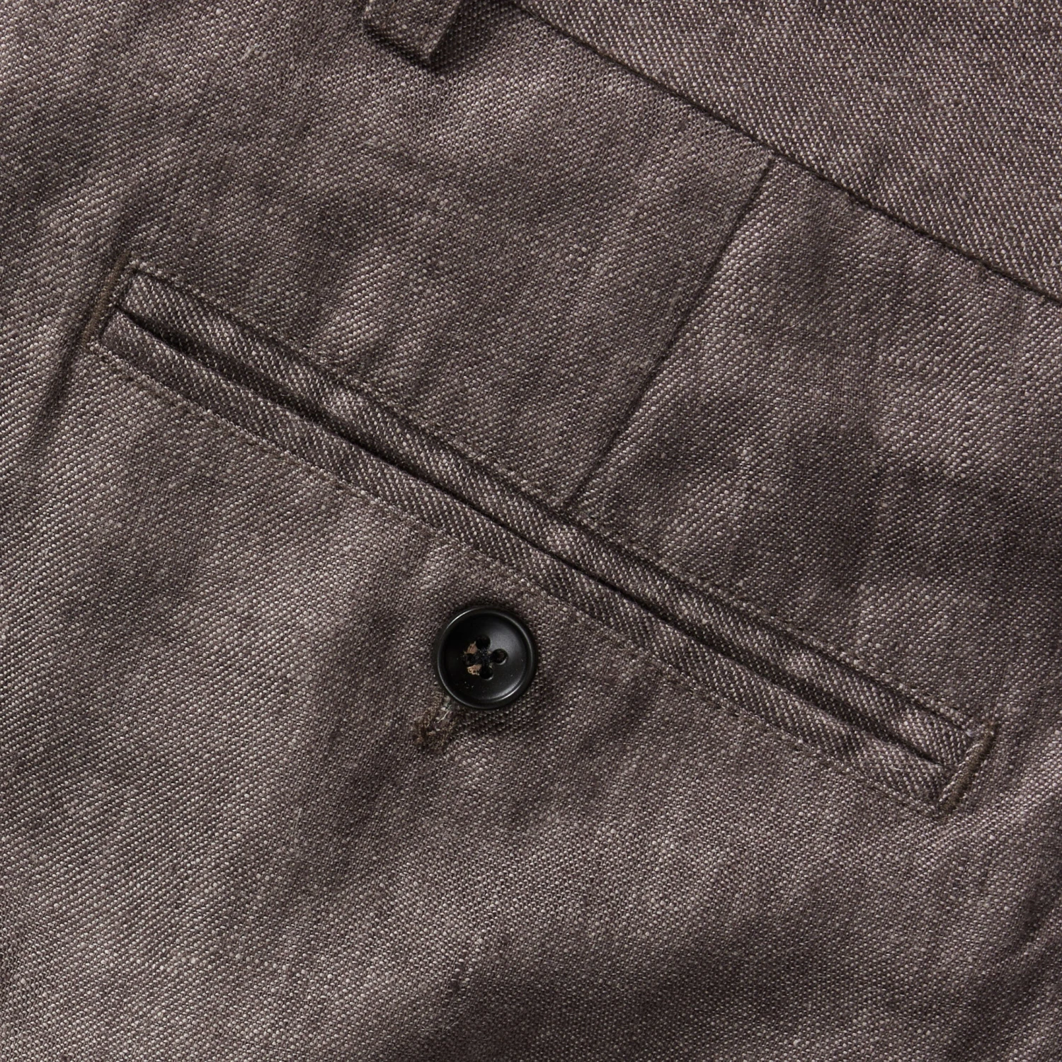 The Sheffield Trouser In Cocoa Linen - Image 7