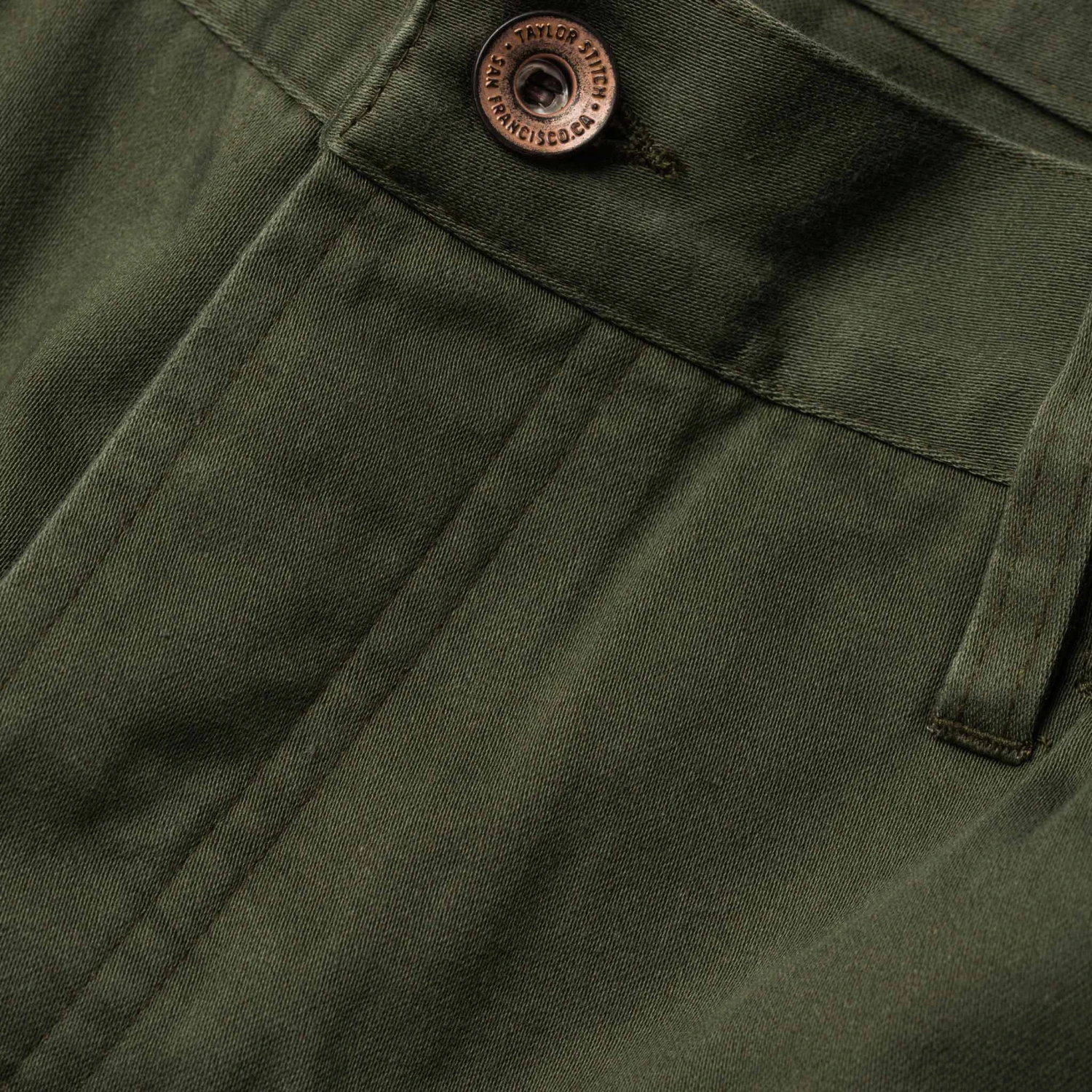 The Camp Pant In Olive Reverse Sateen - Image 8