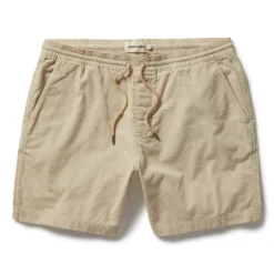The Apres Short In Natural Pinwale