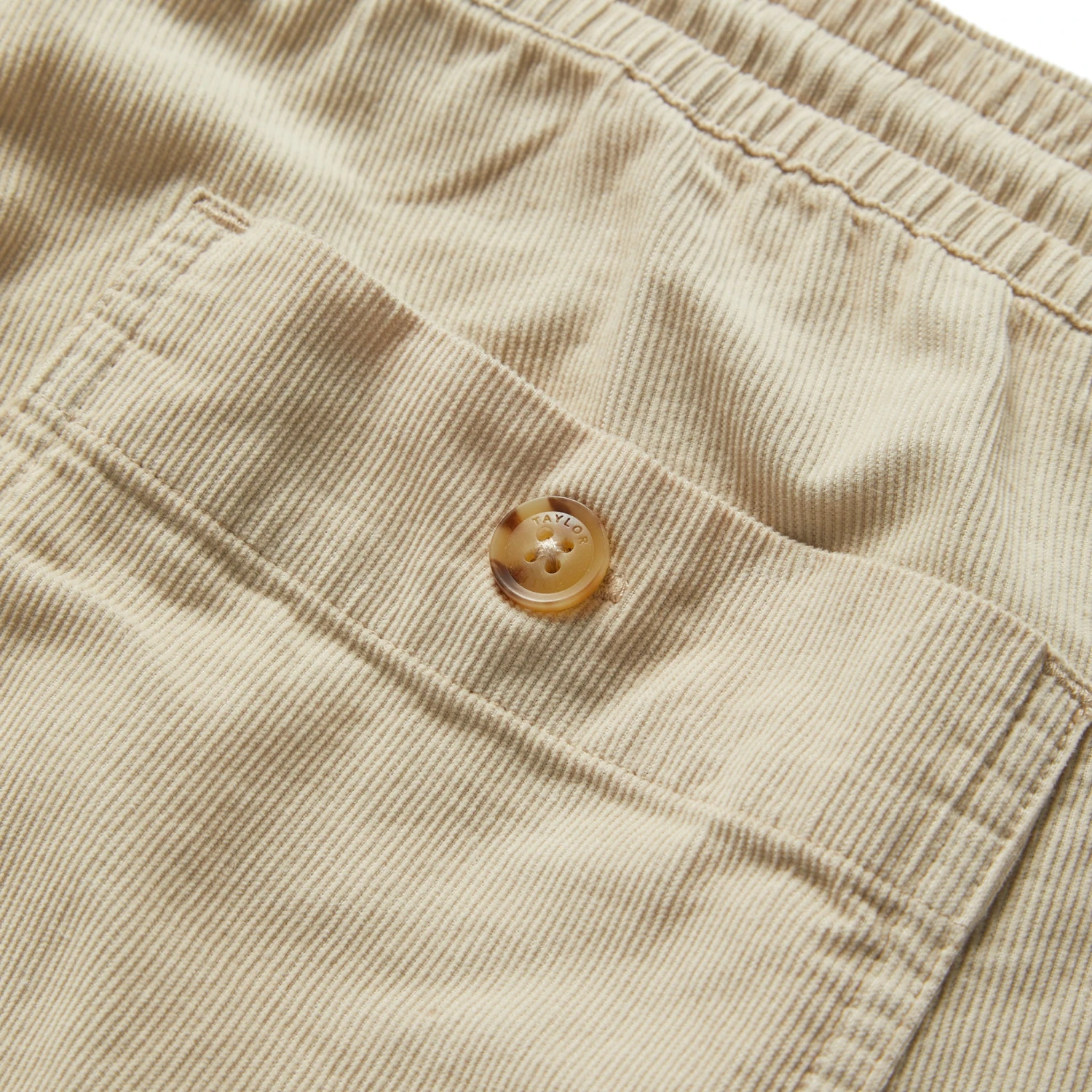 The Apres Short In Natural Pinwale - Image 6