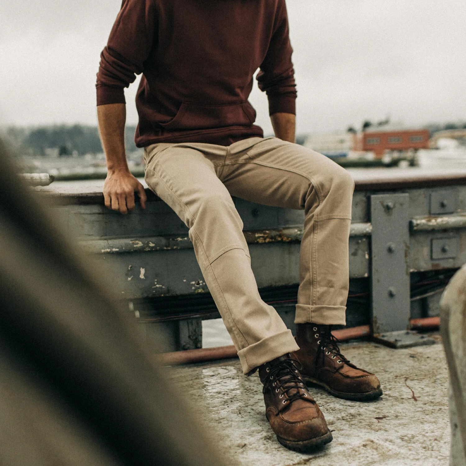 The Chore Pant In Sand Boss Duck - Image 2