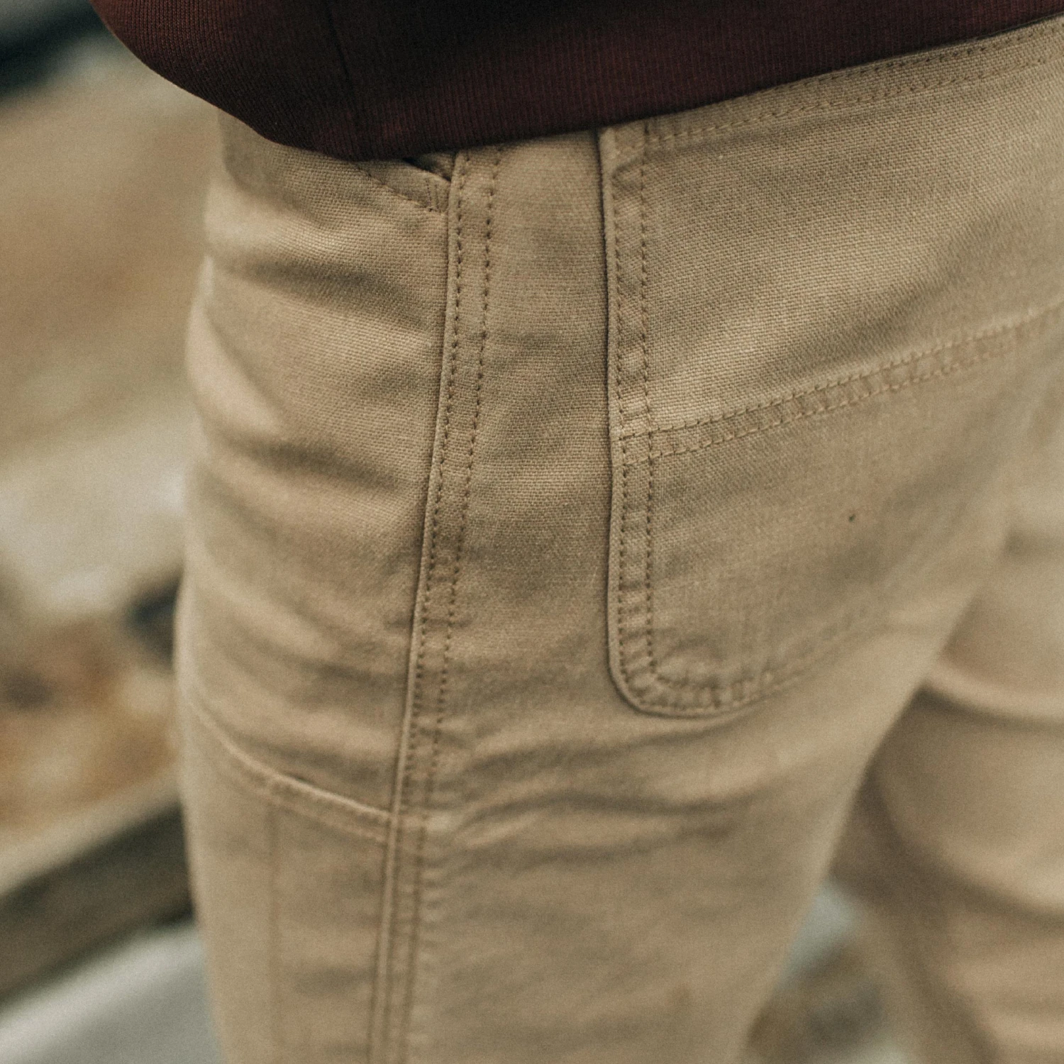The Chore Pant In Sand Boss Duck - Image 3