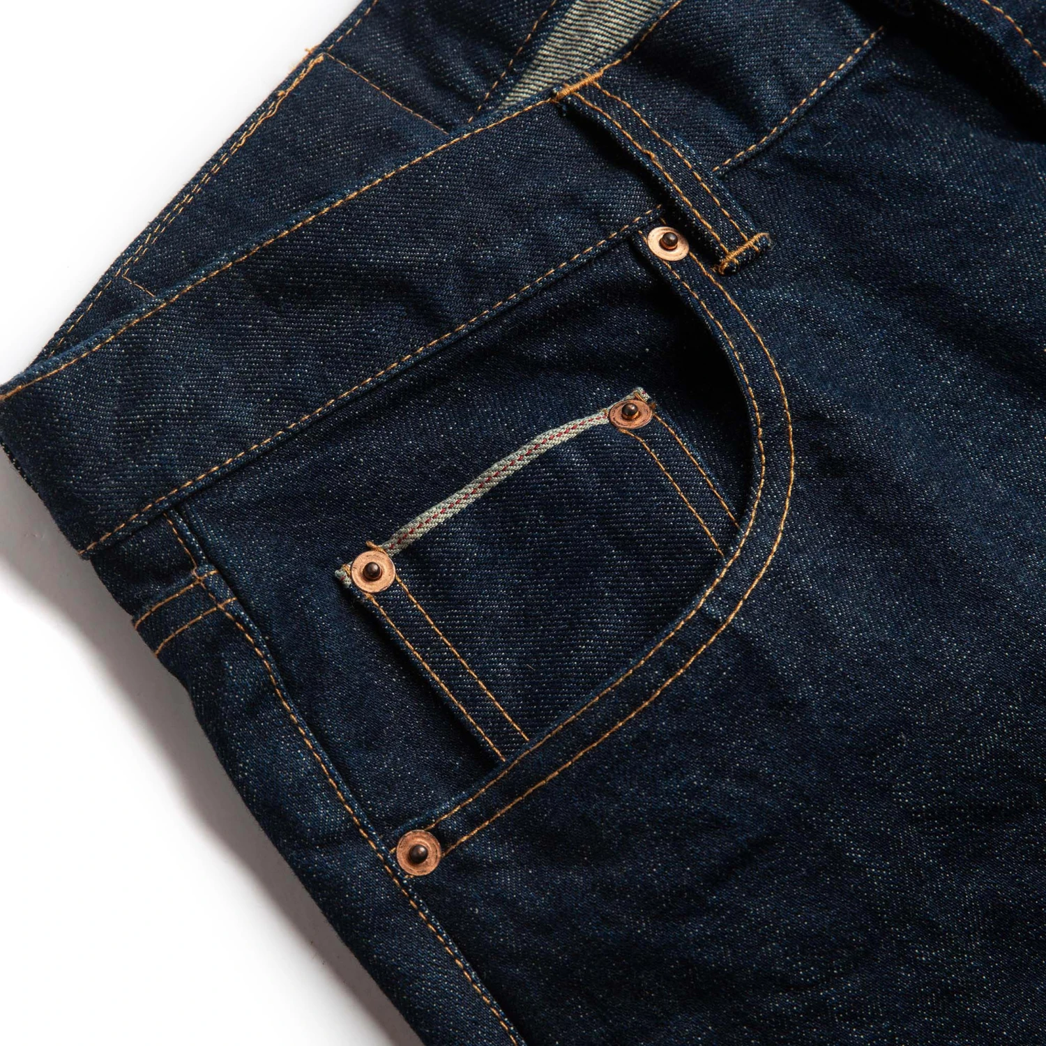 The Democratic Jean In Rinsed Organic Selvage - Image 7