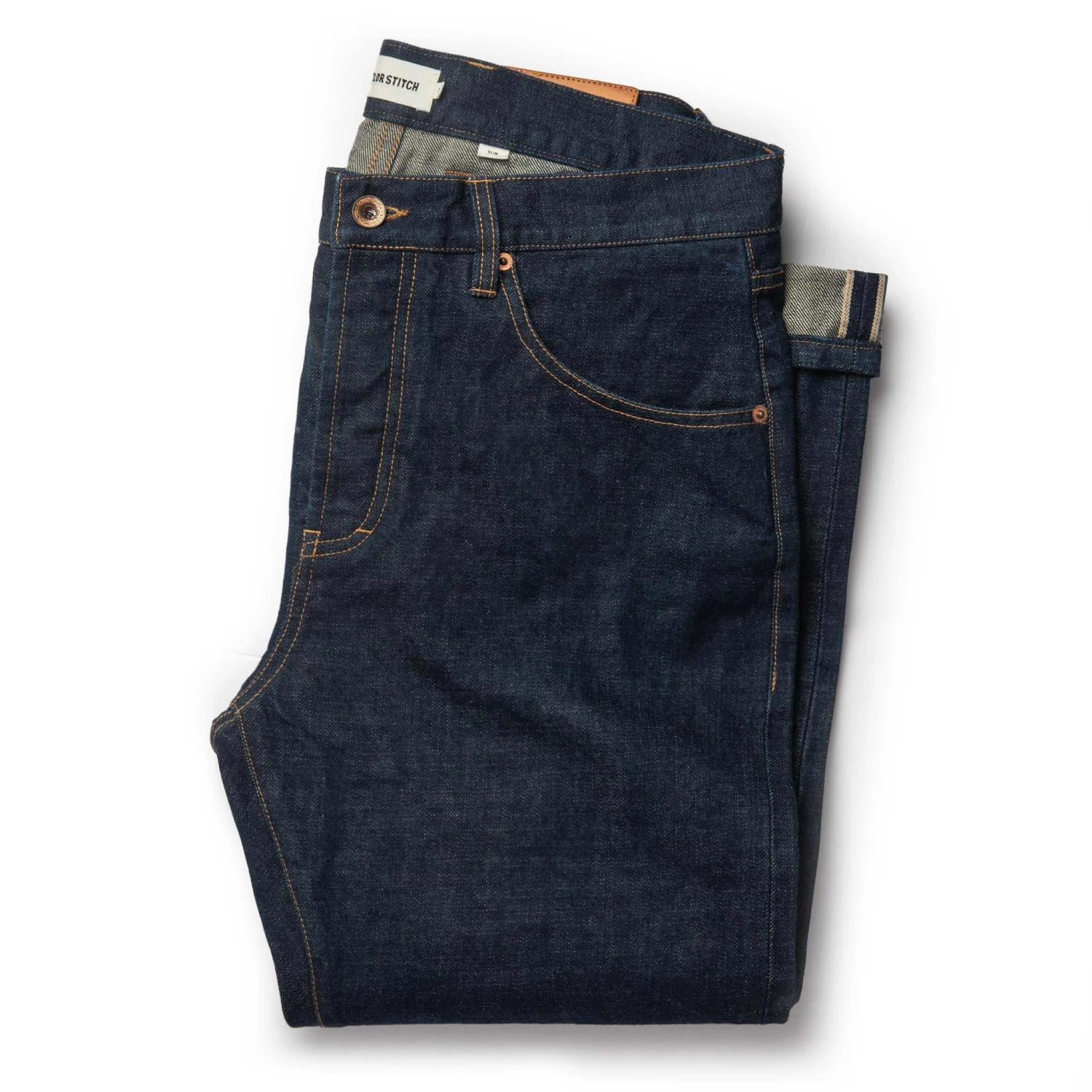 The Slim Jean In Rinsed Organic Selvage