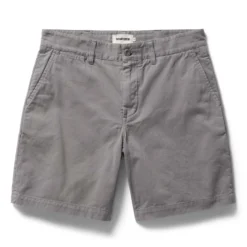 The Foundation Short In Organic Steeple Grey