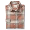 The Ledge Shirt In Sun Baked Brick Plaid