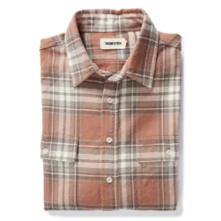 The Ledge Shirt In Sun Baked Brick Plaid