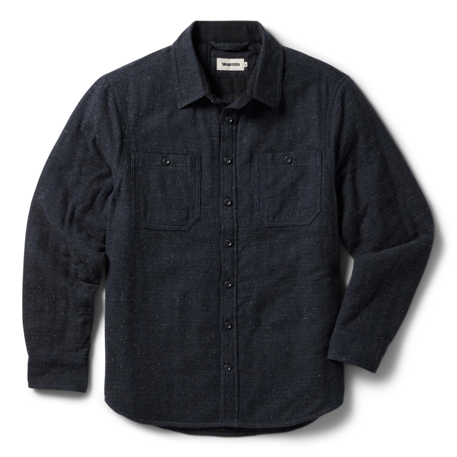 The Lined Utility Shirt In Charcoal Donegal