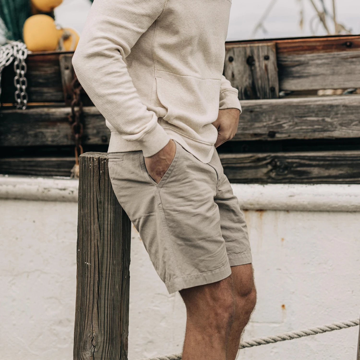The Morse Short In Oyster Slub - Image 2