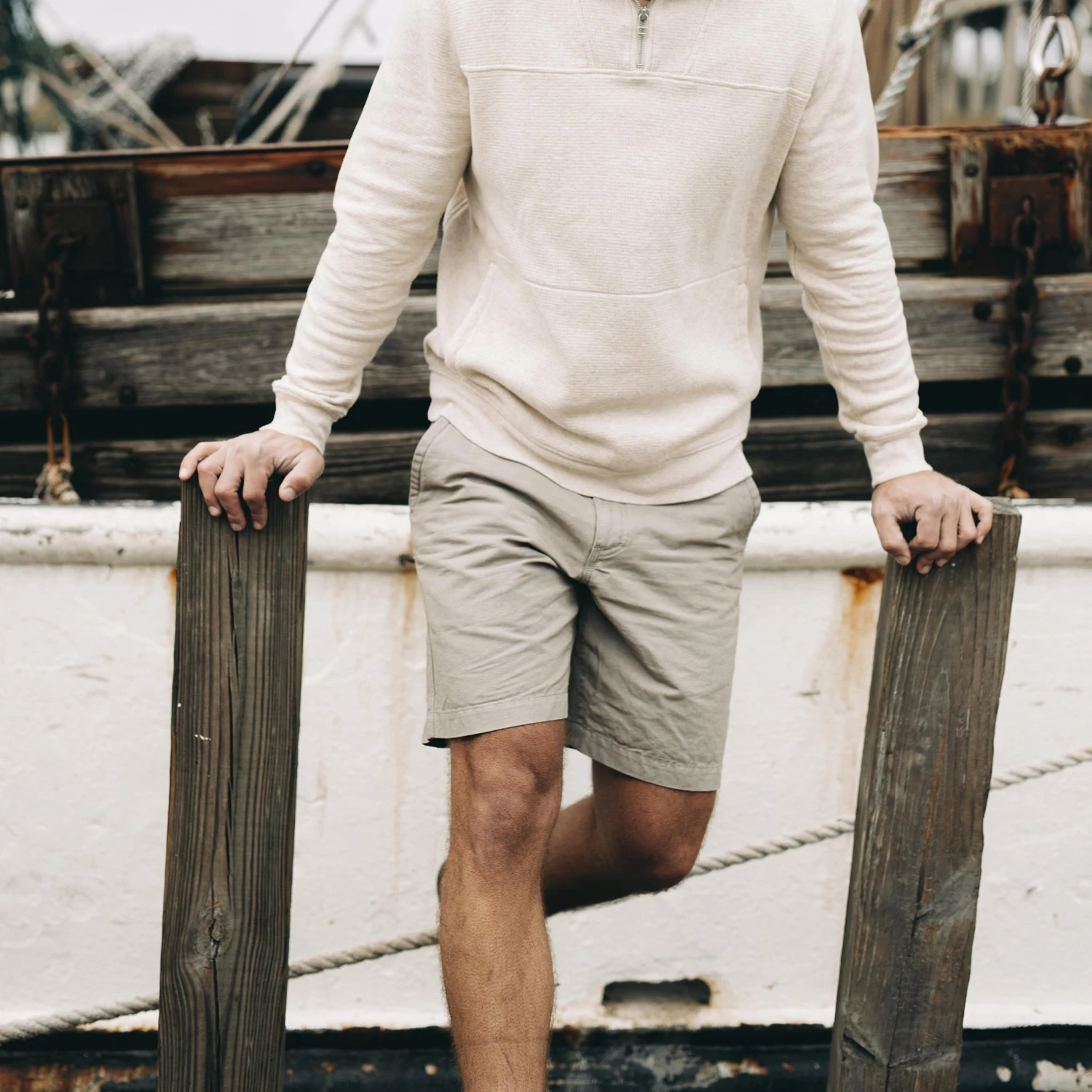 The Morse Short In Oyster Slub - Image 3