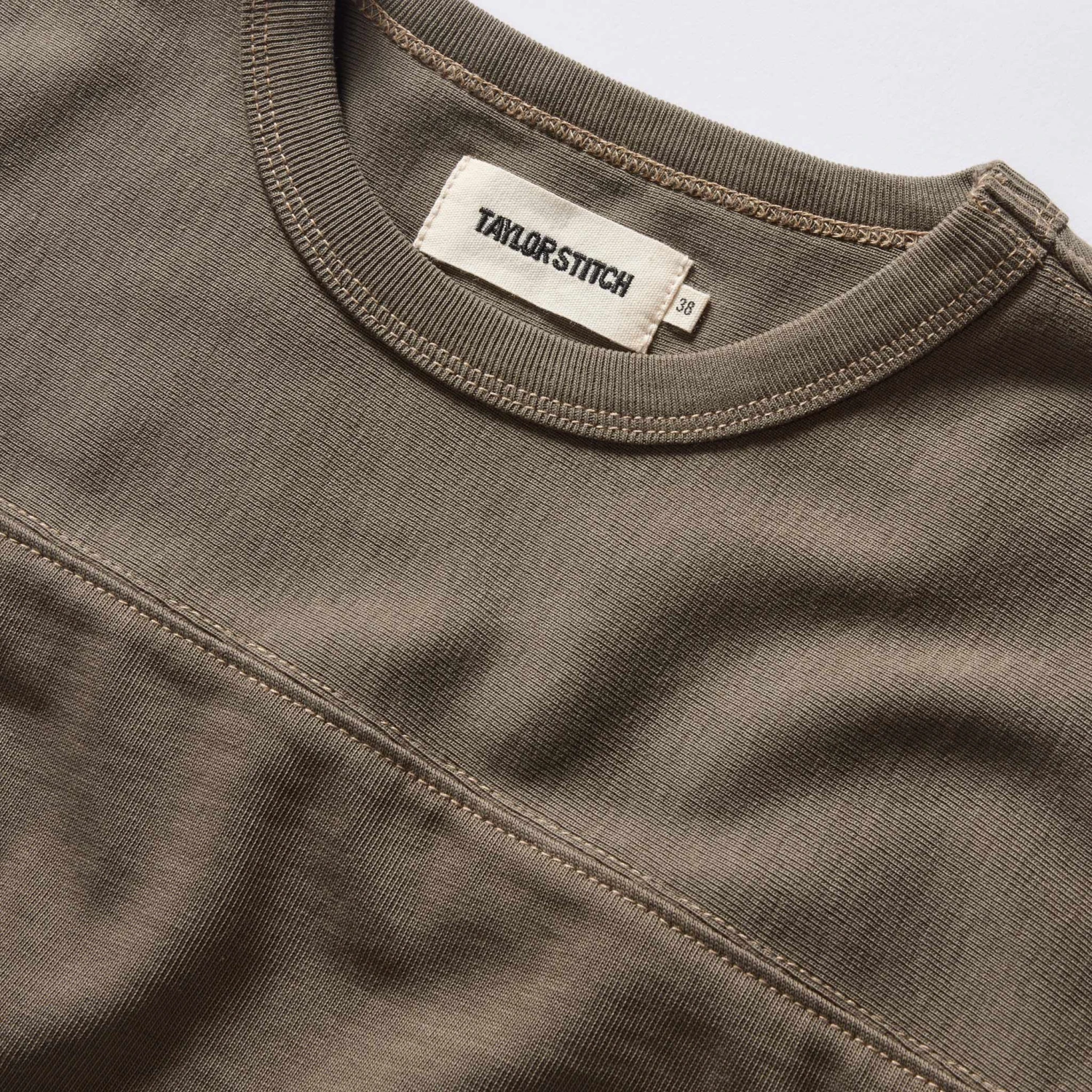 The Rugby Tee In Smoked Olive - Image 5