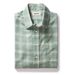 The California In Sea Moss Plaid