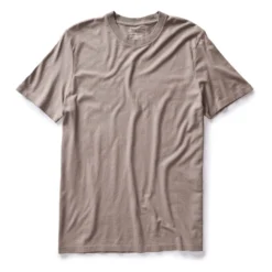 The Cotton Hemp Tee In Steeple Grey