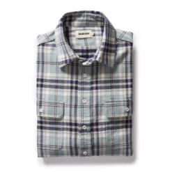 The Ledge Shirt In Faded Blue Plaid