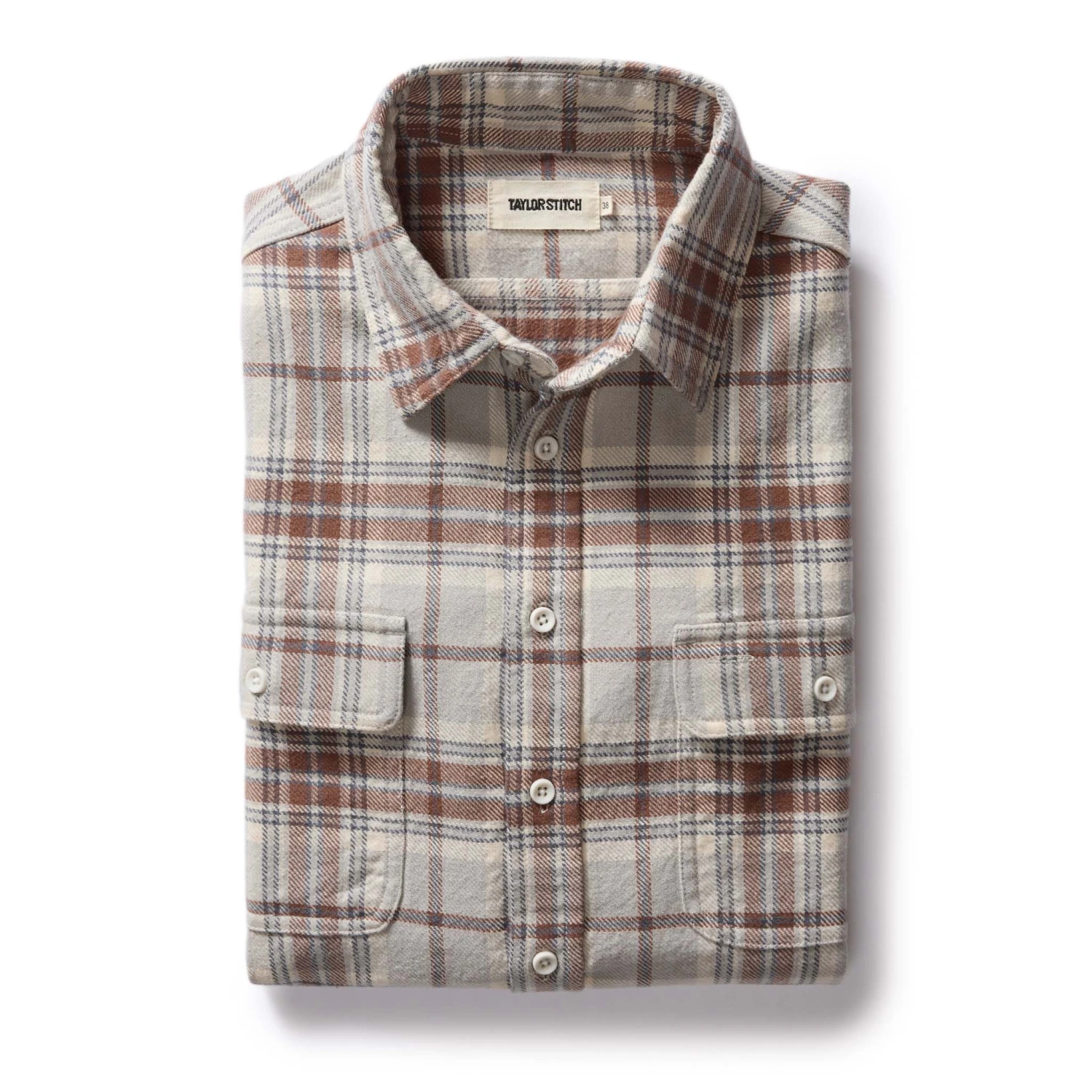 The Ledge Shirt In Redwood Plaid