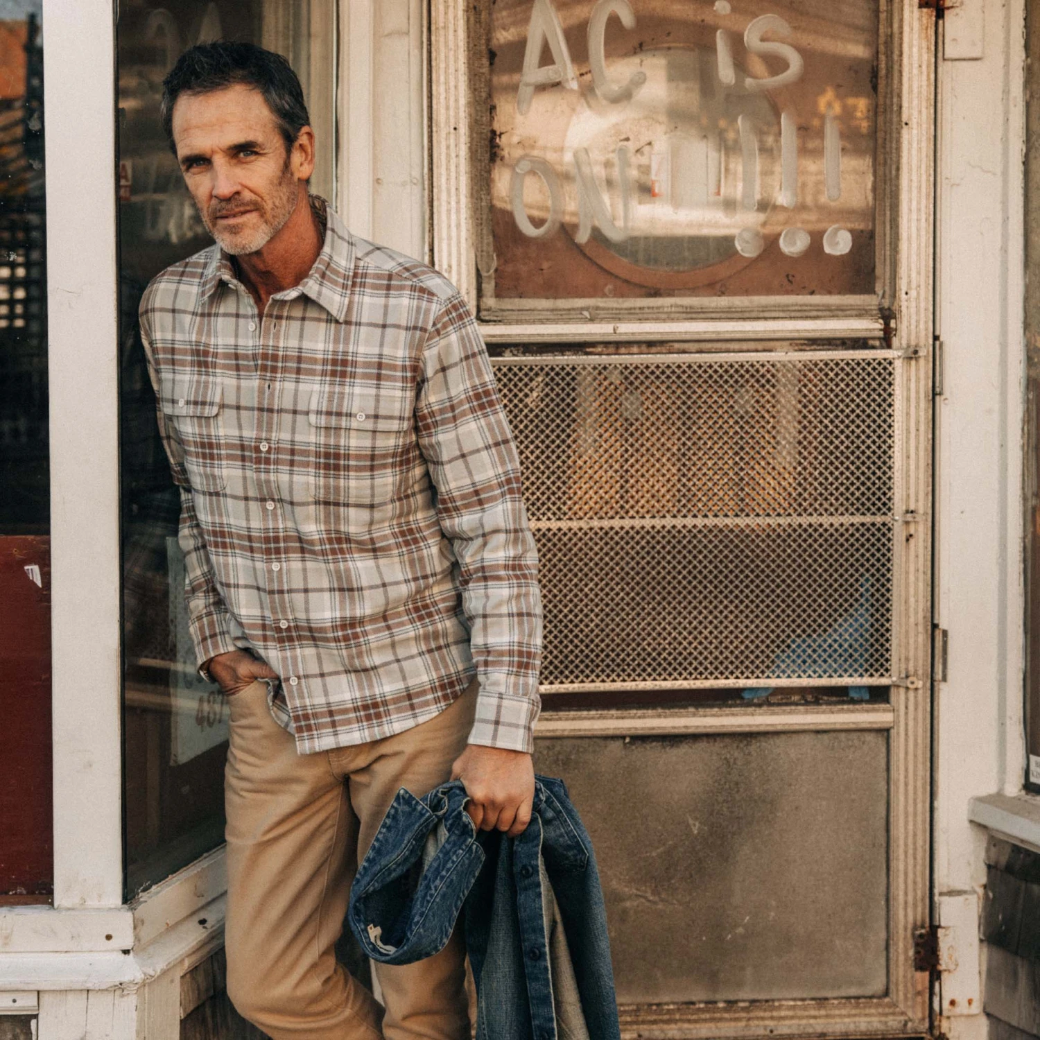 The Ledge Shirt In Redwood Plaid - Image 2