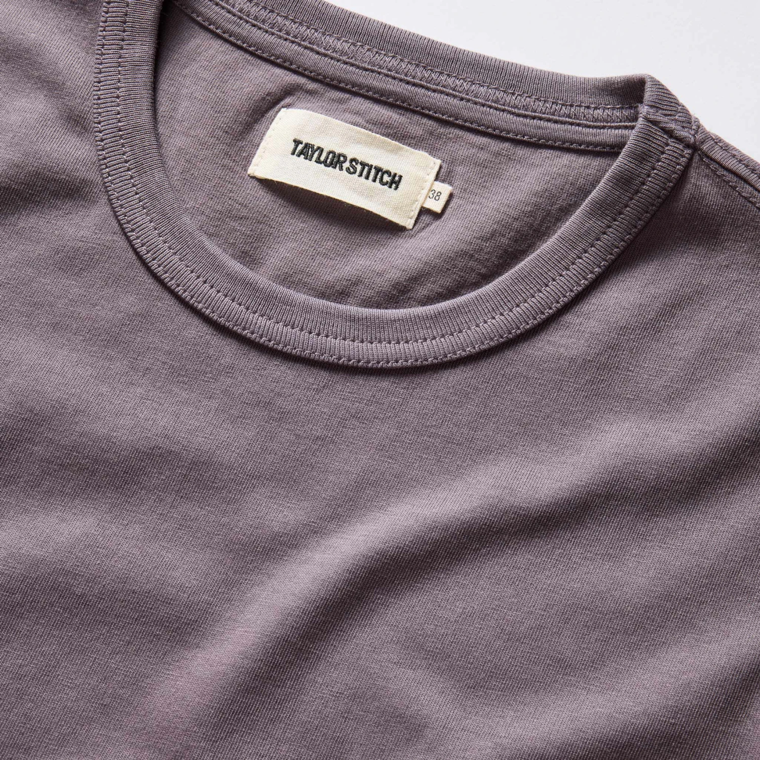 The Organic Cotton Tee In Dried Plum - Image 4