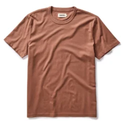 The Organic Cotton Tee In Faded Brick