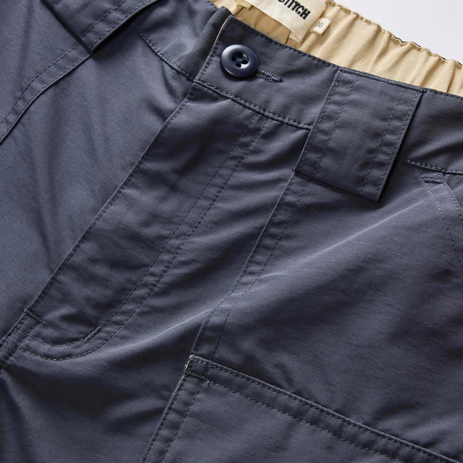 The Trail Cargo Short In Faded Navy 60/40 - Image 8