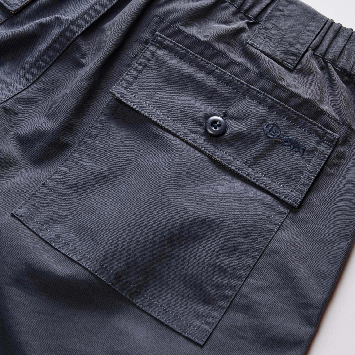 The Trail Cargo Short In Faded Navy 60/40 - Image 9