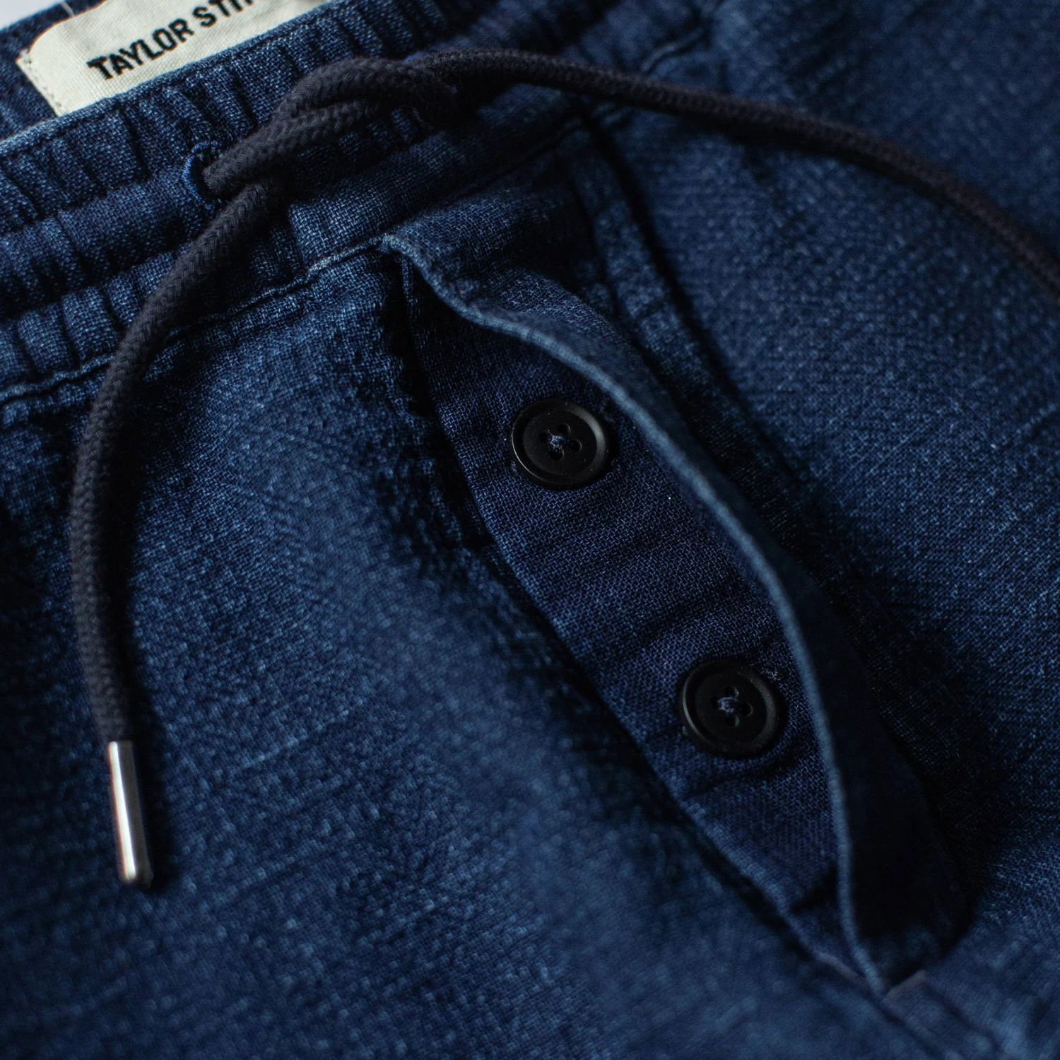 The Apres Pant In Indigo Double Cloth - Image 6