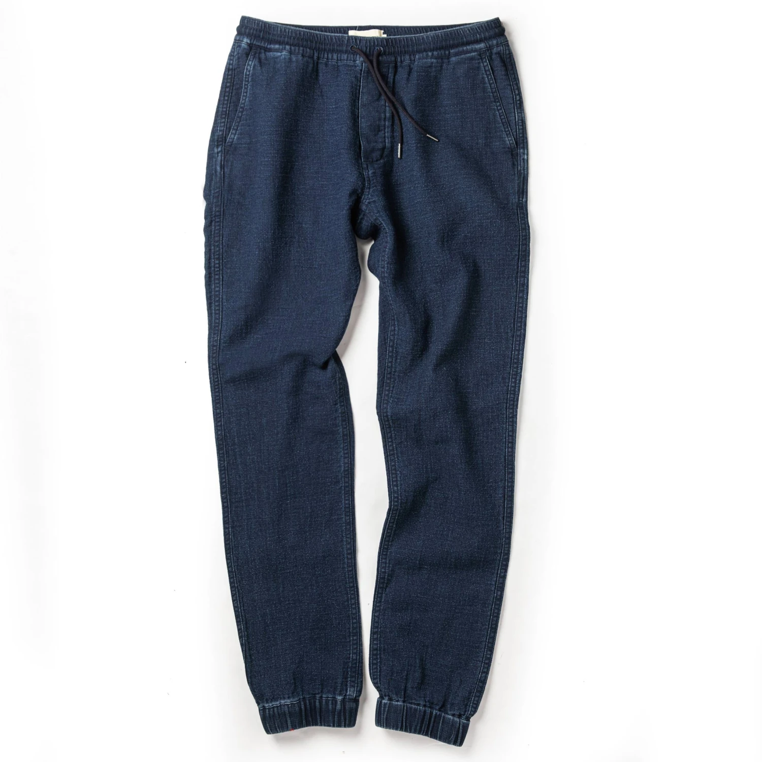 The Apres Pant In Indigo Double Cloth - Image 10