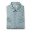 The Western Shirt In Washed Denim