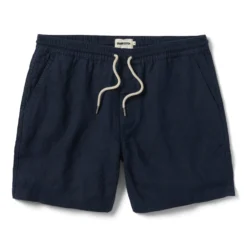 The Apres Short In Navy Hemp