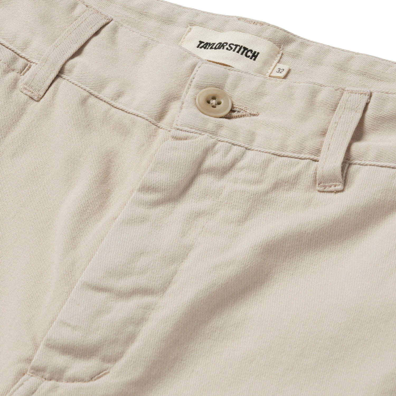 The Foundation Short In Natural Twill - Image 7