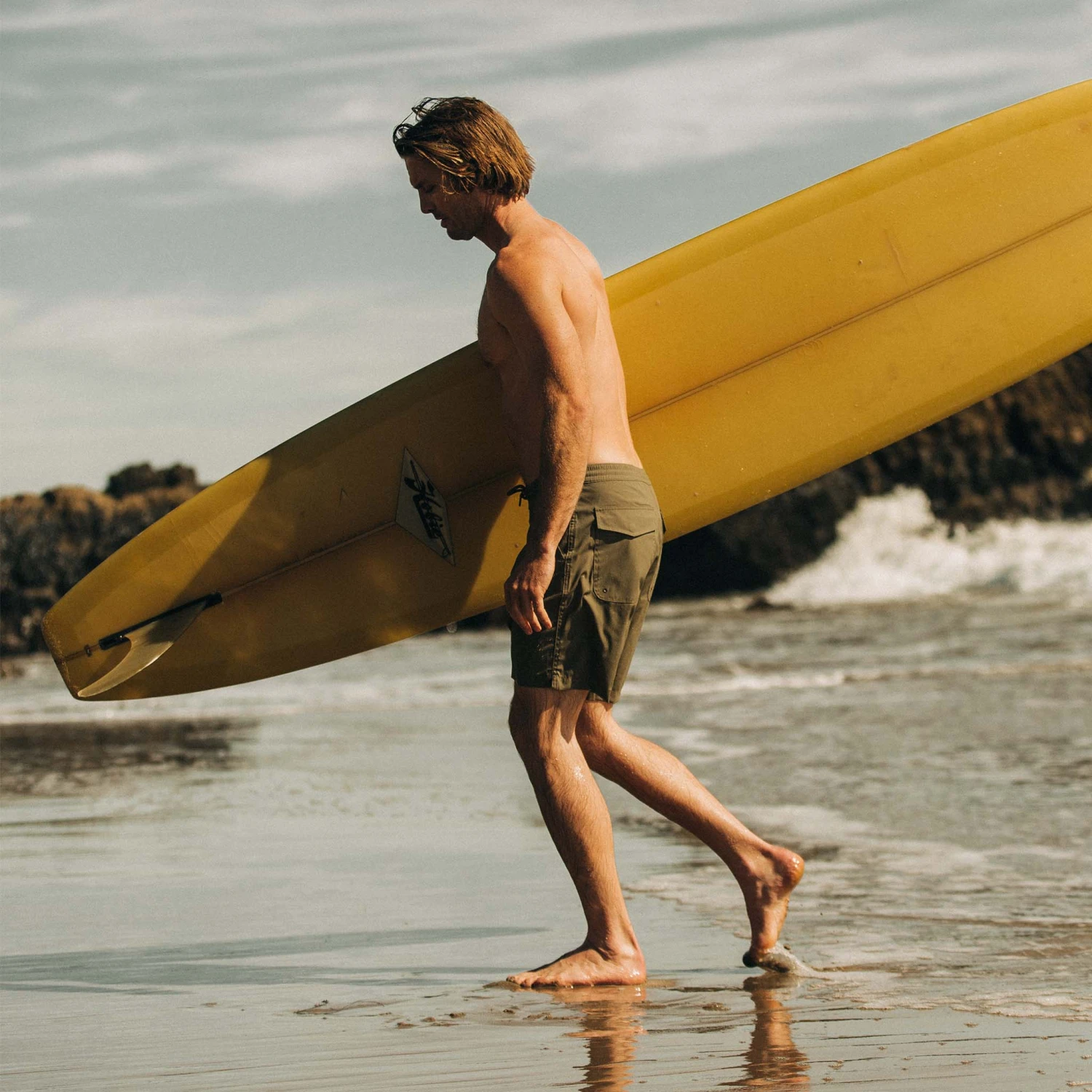 The Adventure Short In Olive - Image 5