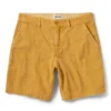 The Trail Short In Gold Micro Cord