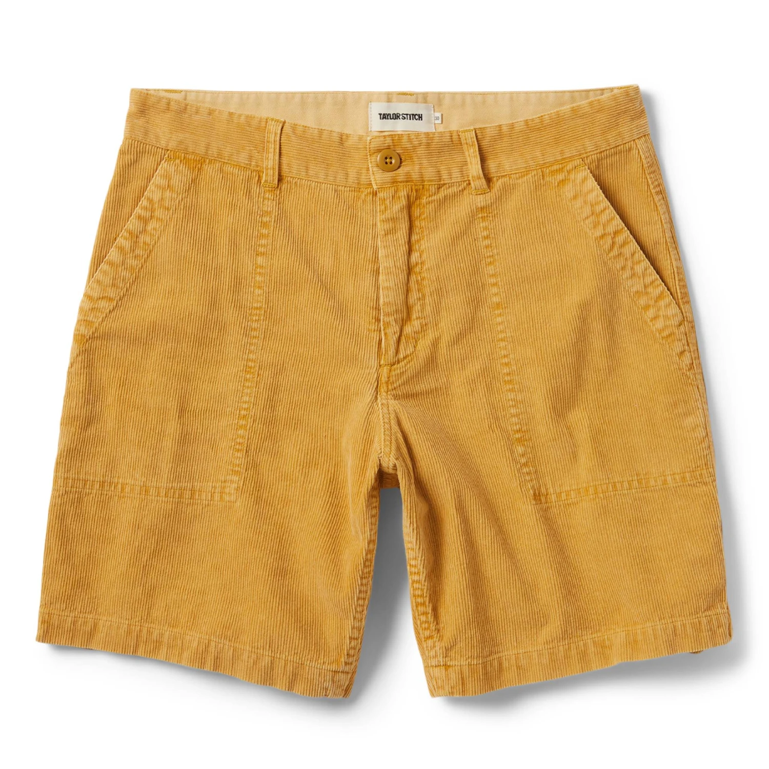 The Trail Short In Gold Micro Cord