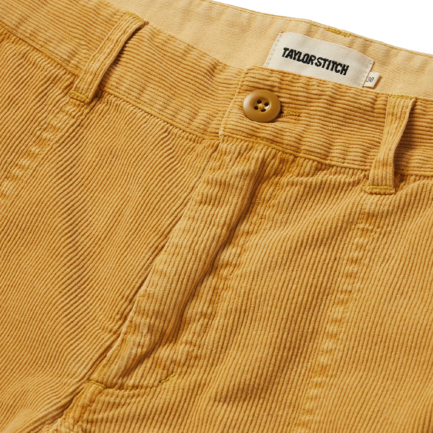 The Trail Short In Gold Micro Cord - Image 6