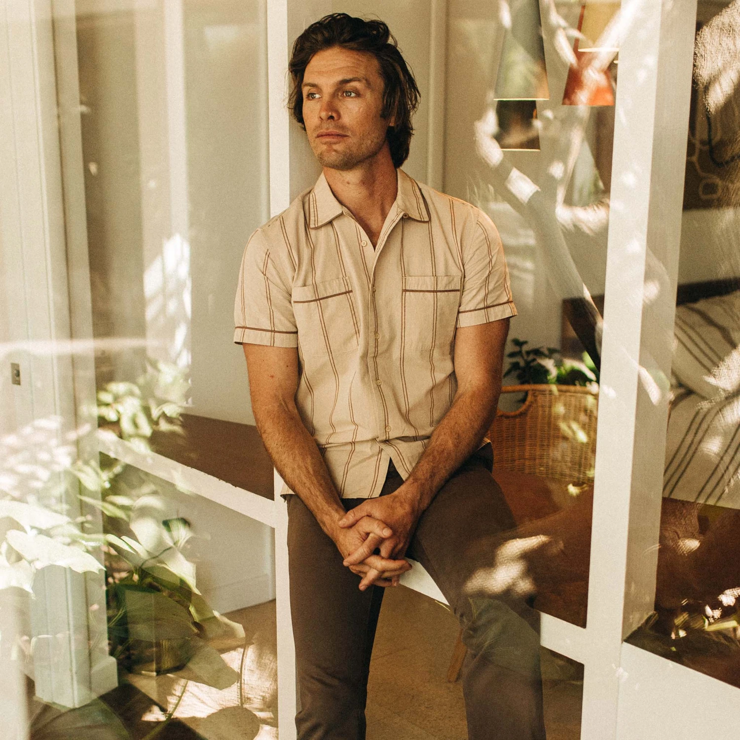 The Tulum In Latte Stripe - Image 2