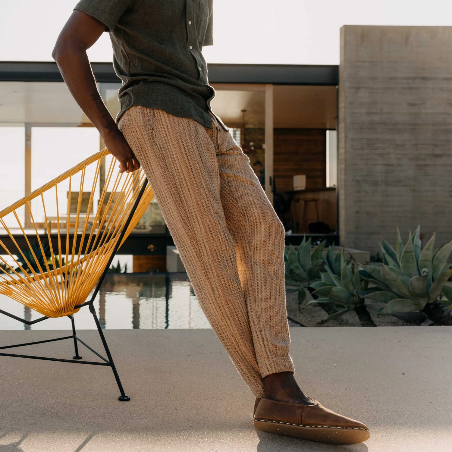 The Apres Pant In Baja Stripe - Image 2