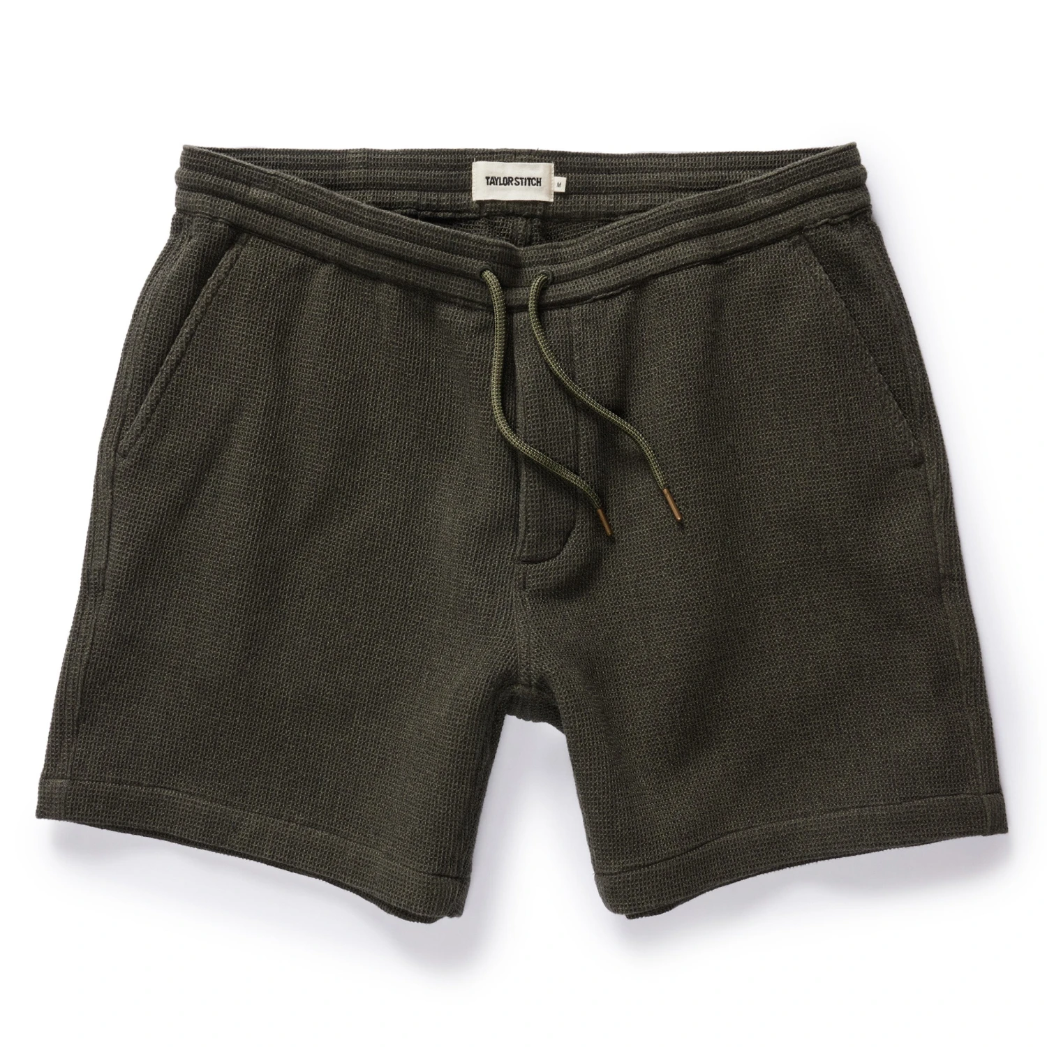 The Apres Short In Army Waffle