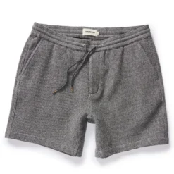 The Apres Short In Charcoal Waffle