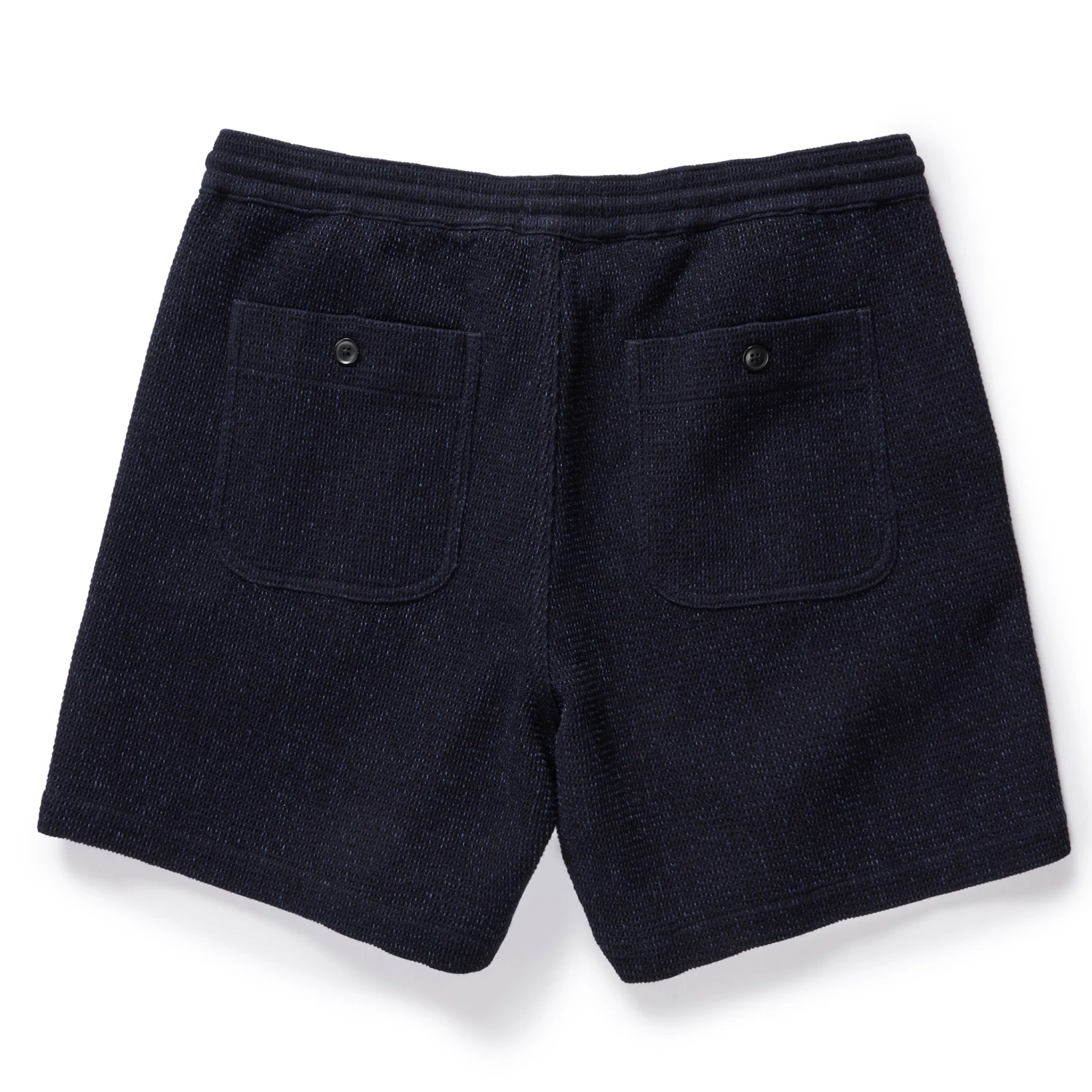 The Apres Short In Indigo Waffle - Image 5