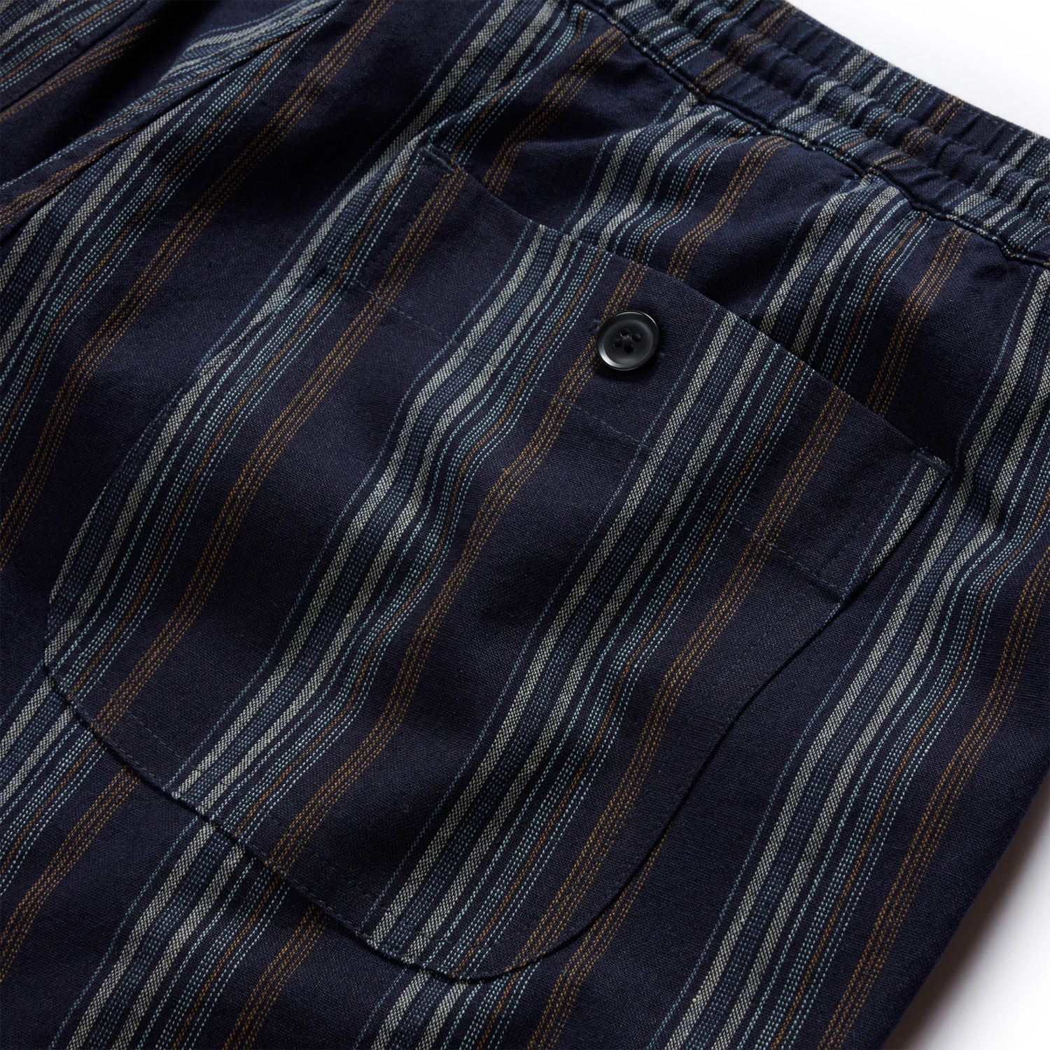 The Apres Short In Indigo Stripe - Image 6