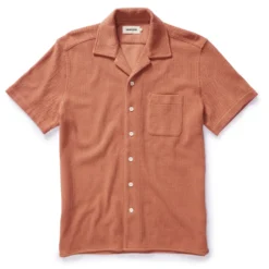 The Latigo Shirt In Copper Herringbone