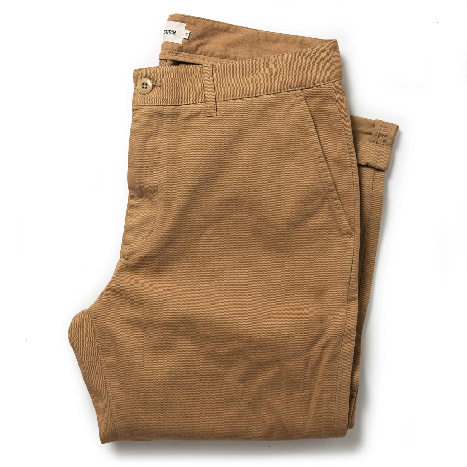 The Democratic Foundation Pant In Organic British Khaki