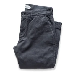 The Slim Foundation Pant In Organic Coal