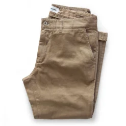 The Slim Foundation Pant In Organic Khaki