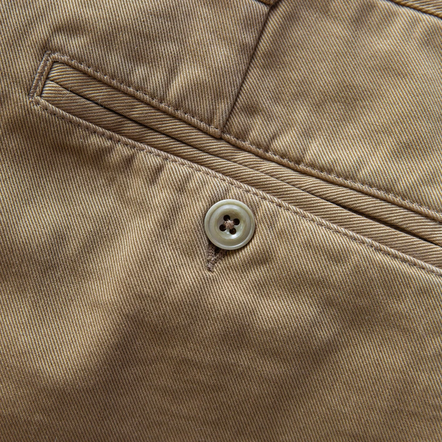 The Slim Foundation Pant In Organic Khaki - Image 7