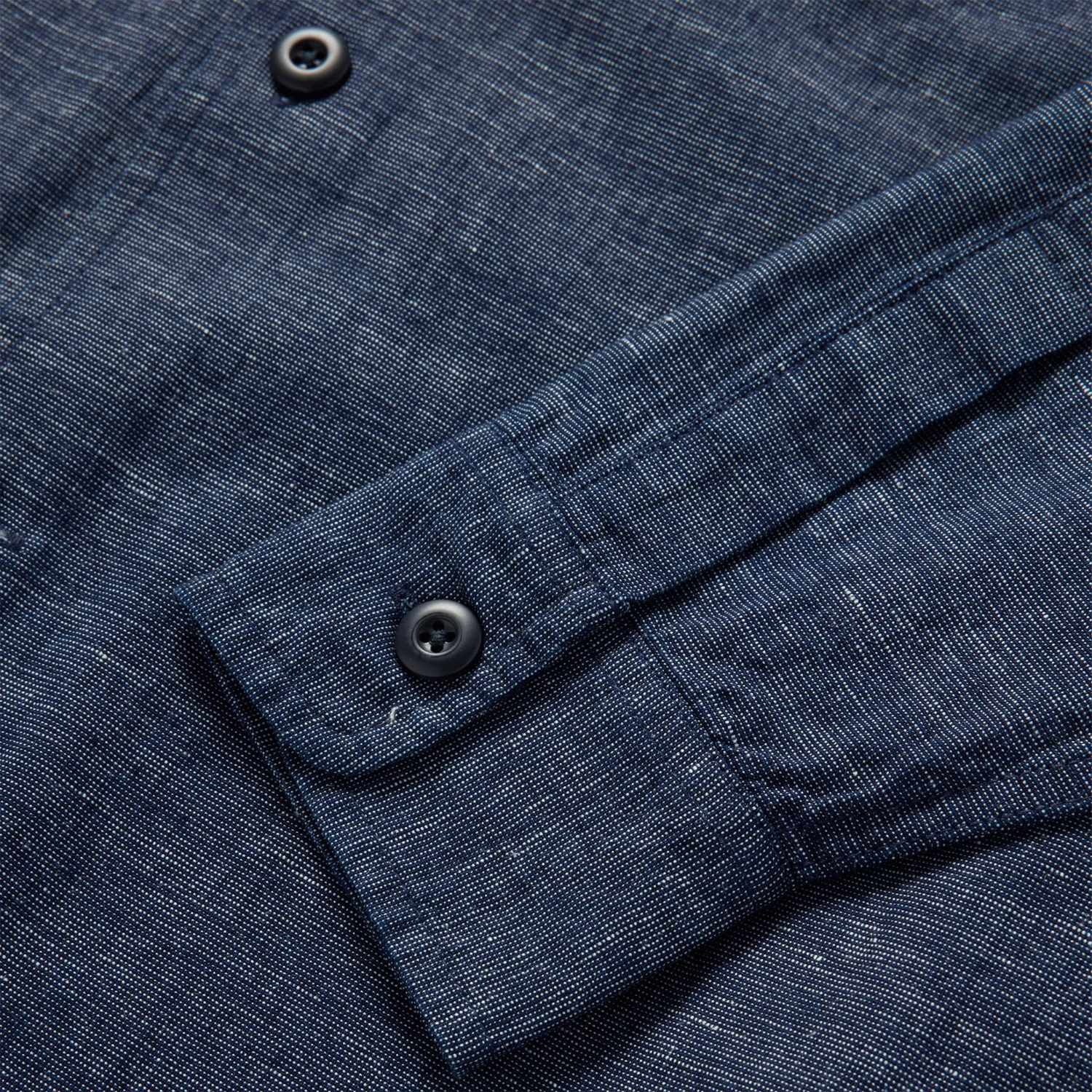 The Point Shirt In Indigo Slub - Image 6